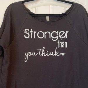 Next level, black sweatshirt, large